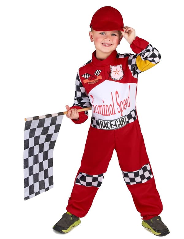 Formula1- kuljettajan asu lapsille L 10-12 years (130-140 cm)