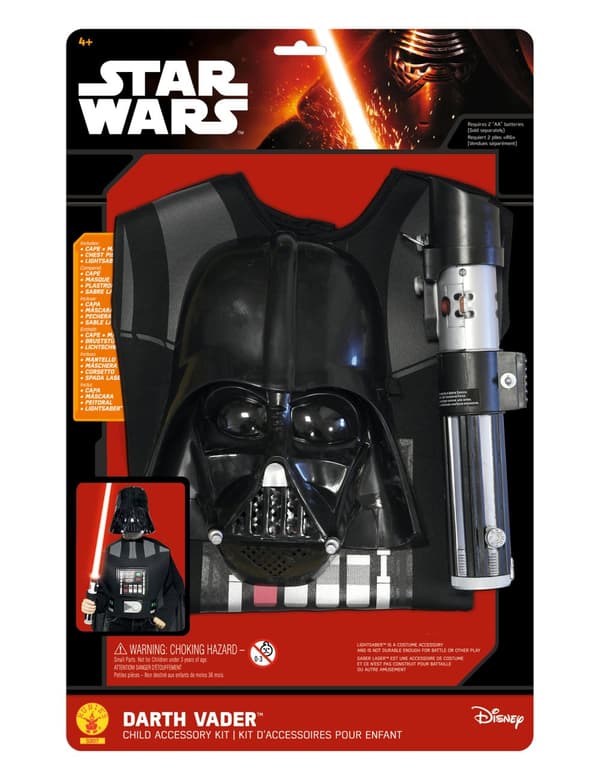 Darth Vader™ til børn. Size-5 to 6 years (110-116 cm)