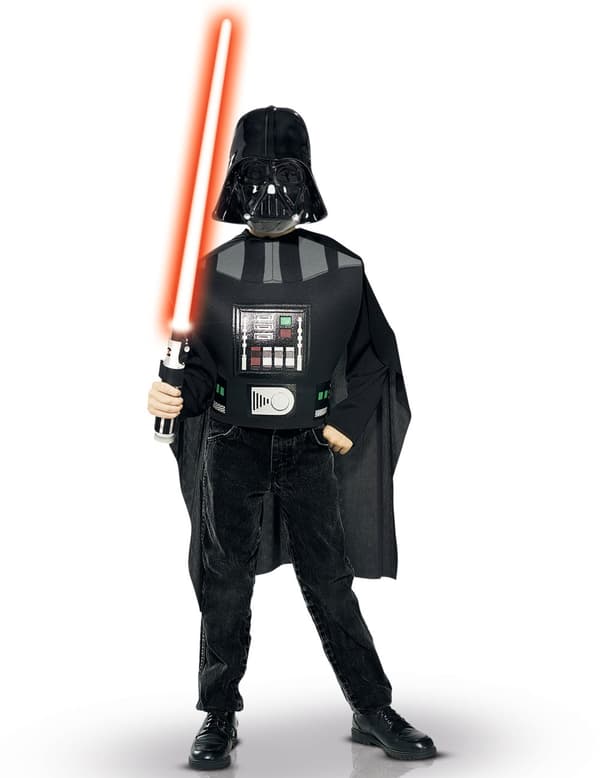 Darth Vader™ barnesett med lyssabel. Size-5 to 6 years (110-116 cm)