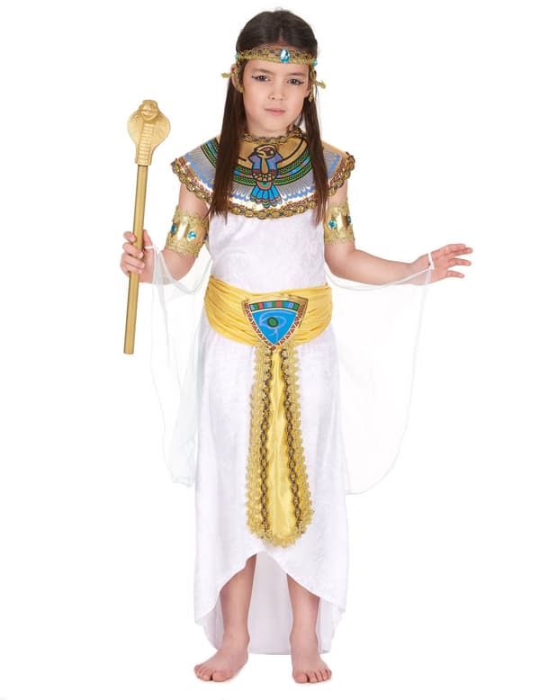 Egyptisk prinsessa - utklädnad för barn till maskeraden M 7-9 years (120-130 cm)