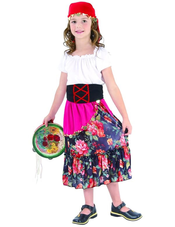 Sigøjner inspireret kostume barn
