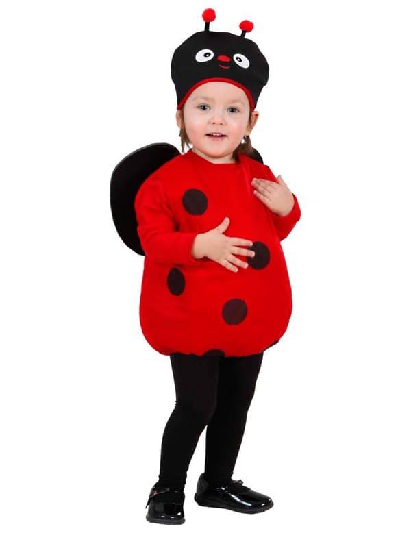 Kostume mariehøne til små piger. Size-1-3 years (90/104 cm)