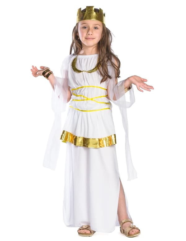 Athena-kostyme til jente M 7-9 years (120-130 cm)