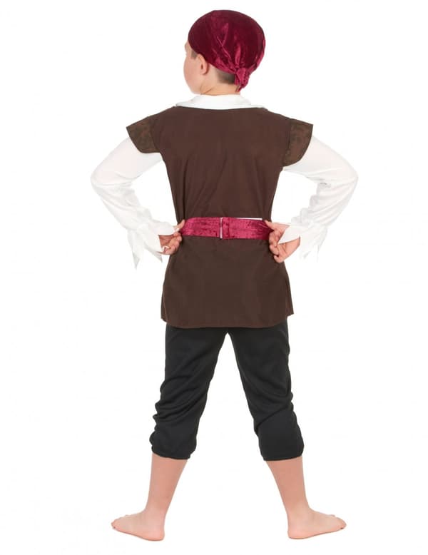 Gutte piratkostyme med bandana