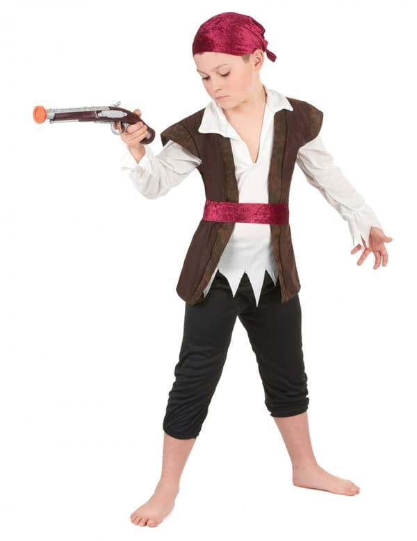 Gutte piratkostyme med bandana