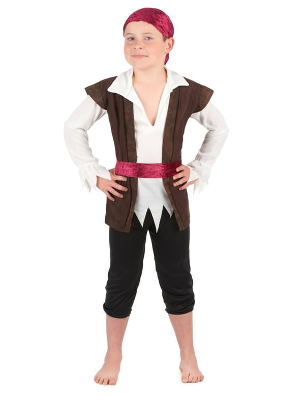 Gutte piratkostyme med bandana