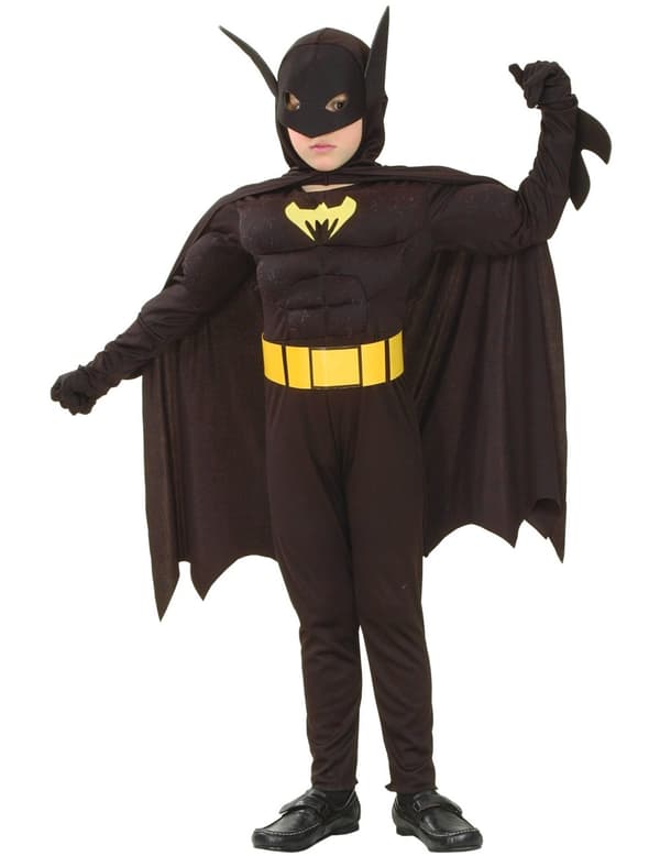 Gutteflaggermus superheltkostyme L 10-12 years (130-140 cm)