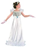 Miniatyrbilde 1 av 2: Hvit prinsessekostyme for jenter