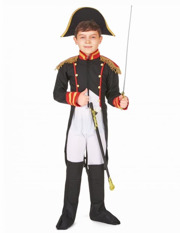 Napoleonin asu lapsille L 10-12 years (130-140 cm)