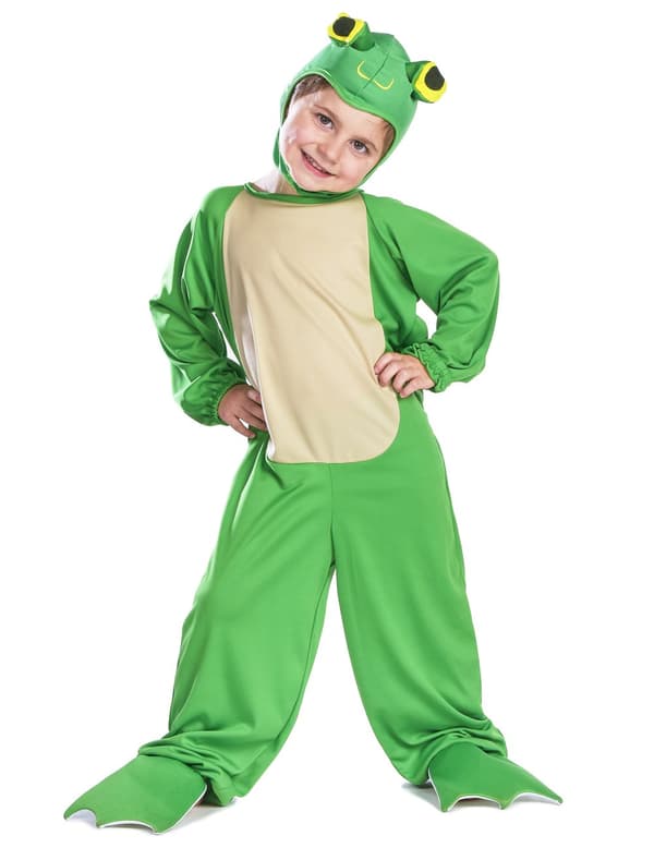 Barne frosk kostyme M 7-9 years (120-130 cm)