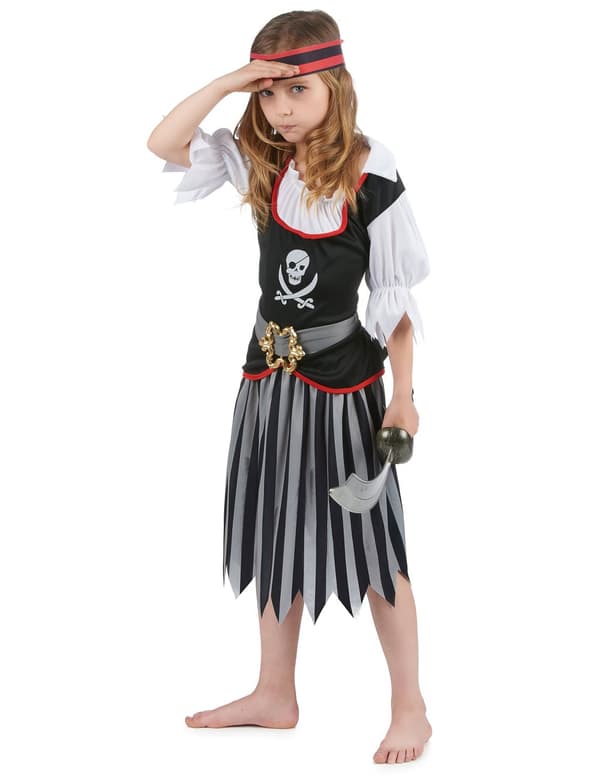 Piratkostyme til jenteskalle