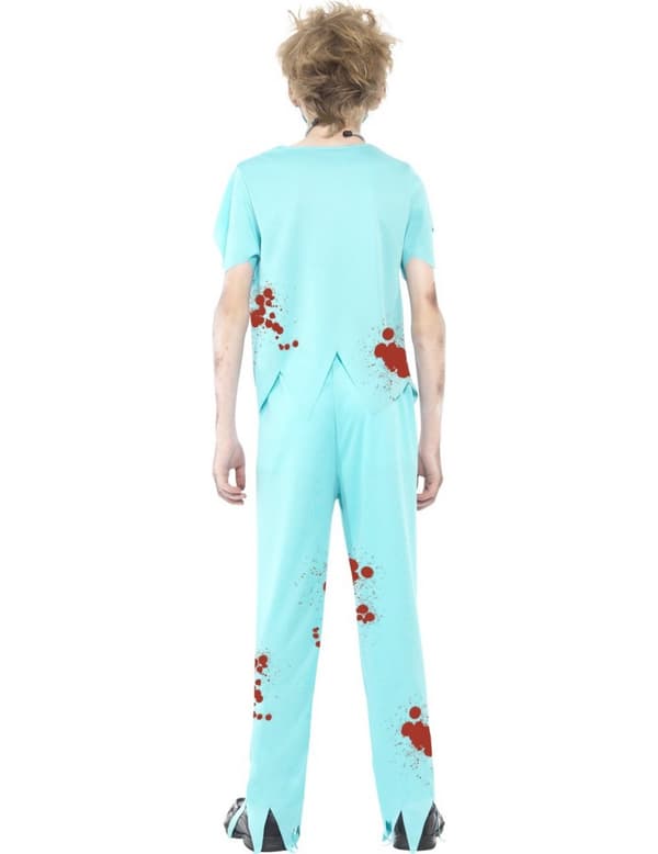 Kostume zombie doktor til børn Halloween