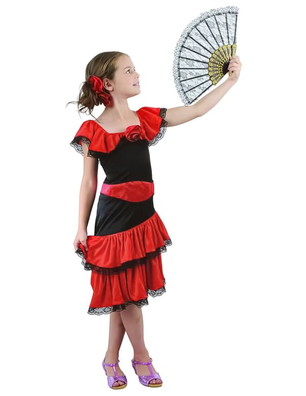 Flamenco kostume til piger
