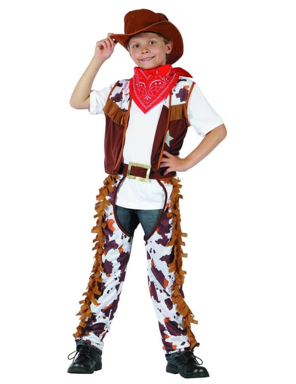 Gutte cowboy sheriff kostyme