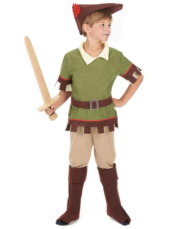 Woodsman-kostyme for gutter M 7-9 years (120-130 cm)