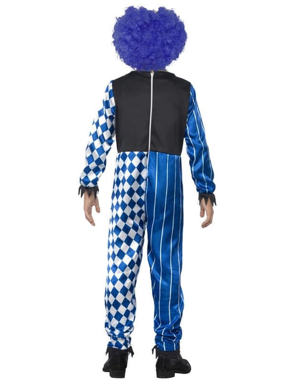 Barn Halloween Harlekin klovnekostyme