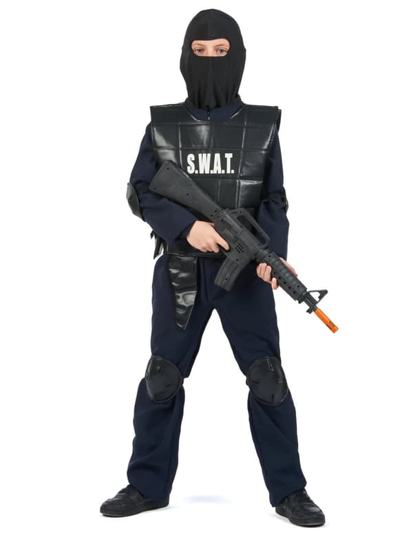 Barne SWAT offiser kostyme