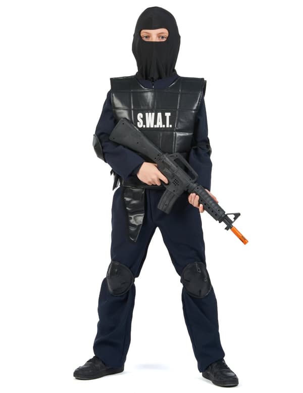 Barne SWAT offiser kostyme