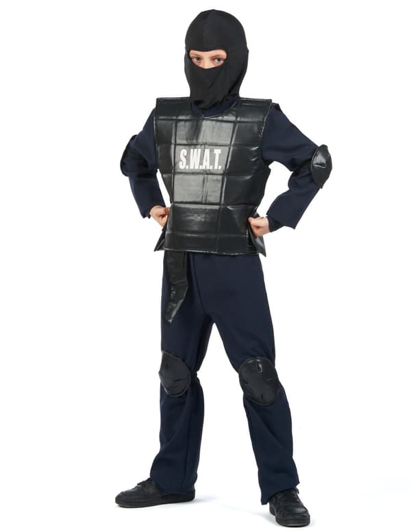 Barne SWAT offiser kostyme