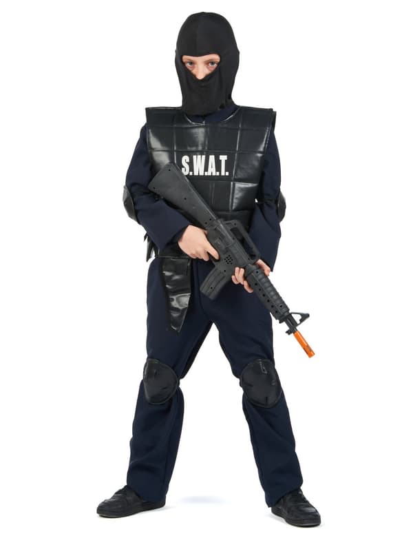 Barne SWAT offiser kostyme