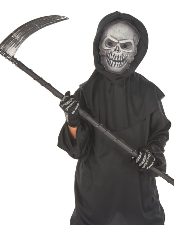 Kostume uhyggelig Manden med leen Halloween til børn