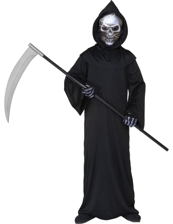 Kostume uhyggelig Manden med leen Halloween til børn