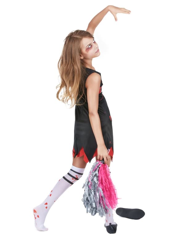 Halloween Girl Zombie Cheerleader kostyme