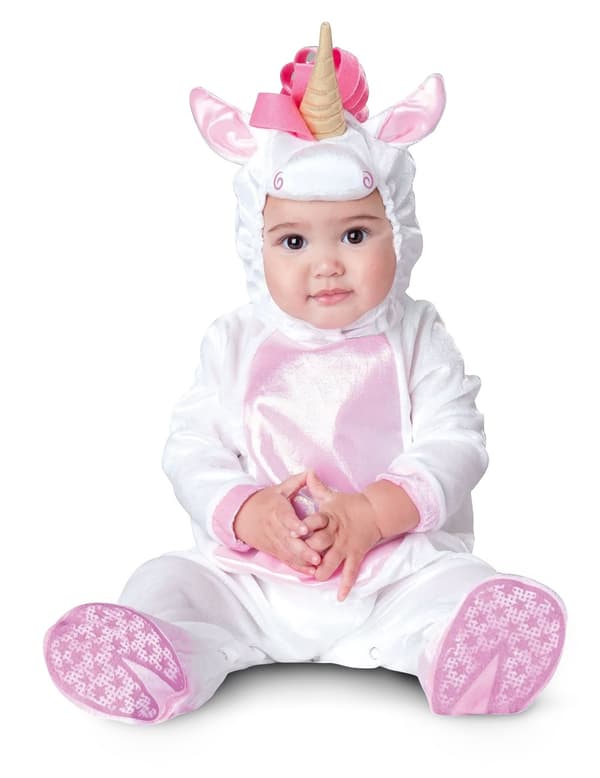 Baby Unicorn kostyme - Klassisk 6-12 months (66-74 cm)