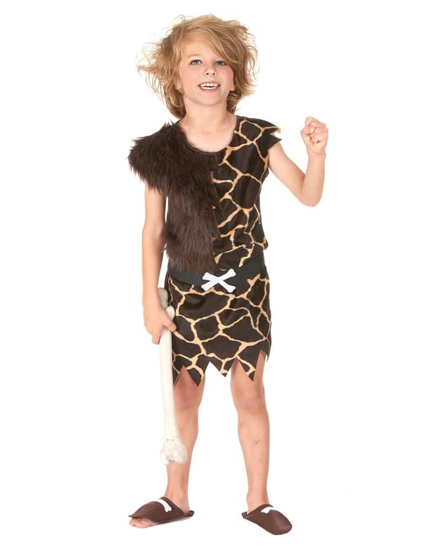 Lasten luolamiehen asu 7 - 9 years (M)