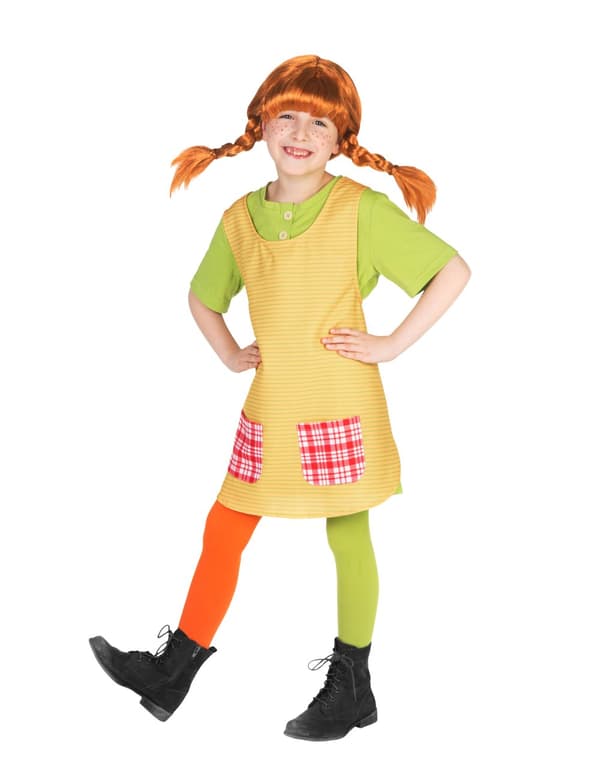 Pippi Langstrømpe™ kostyme for jenter