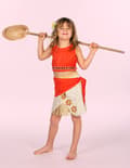 Miniatyrbilde 6 av 6: Jentes Hawaiian Coral Costume