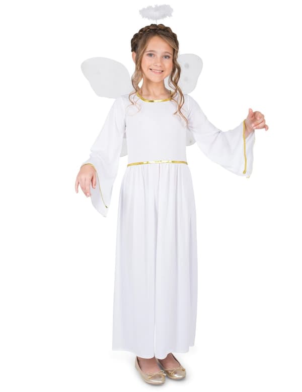 Jentens himmelske engelkostyme 7-8 years (128 cm)