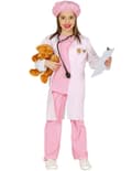 Miniatyrbilde 2 av 2: Jentes rosa veterinærkostyme