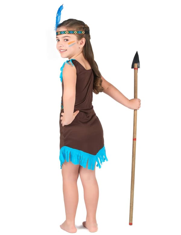Kostume indianer piger i brun