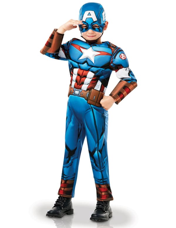 Captain America™ - Lyxig maskeradkostym för barn