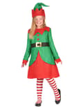 Miniatyrbilde 1 av 8: Jenter Jule Elf Dress Kostyme