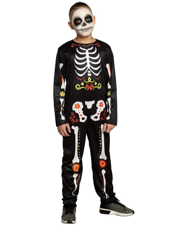 Dia de los Muertos barndräkt 7-9 years (122-134 cm)