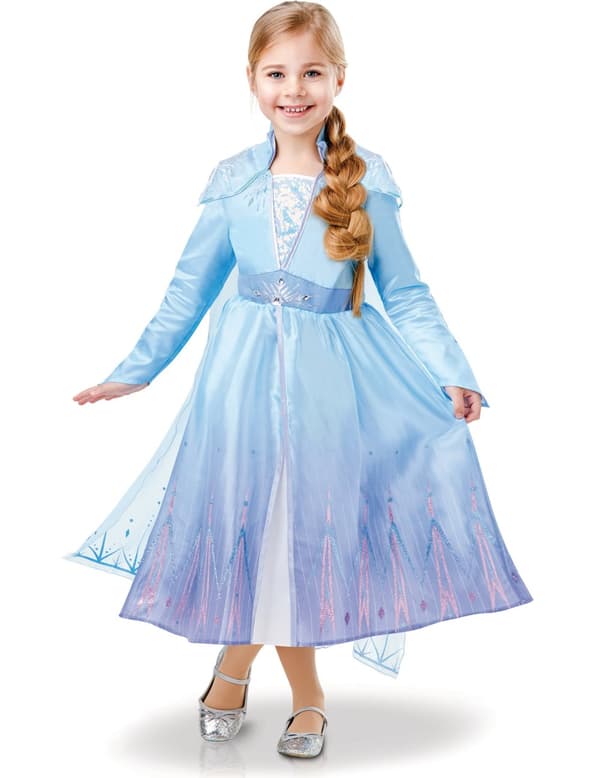 Deluxe Frozen 2™ Elsa-kostyme for jenter 7 - 8 years (122-128 cm)