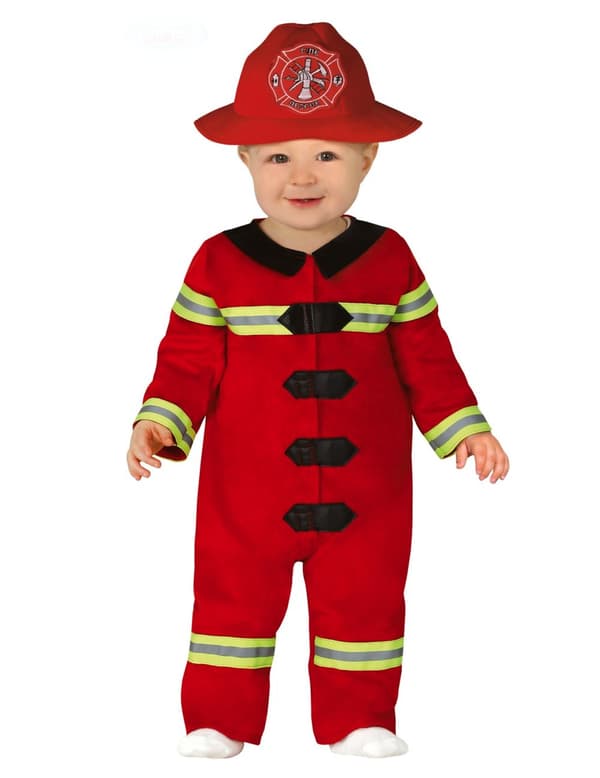 Lille brandmand kostume - baby