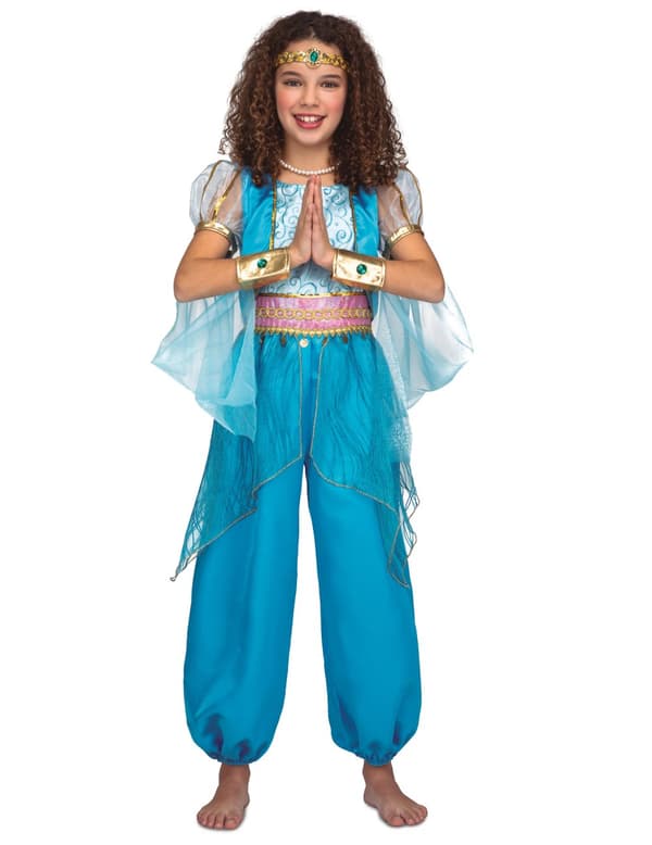 Itämaisen prinsessan naamiaisasu tytölle 7 - 9 years (122 - 134 cm)