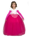 Miniatyrbilde 1 av 2: Jentes rosa ball prinsessekostyme