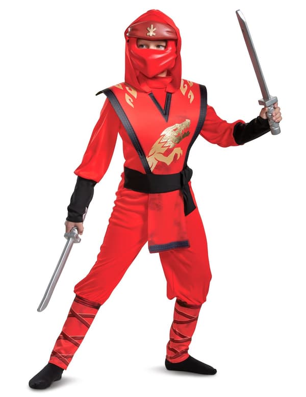 Kostyme LEGACY deluxe Kai Ninjago®- LEGO™ barn