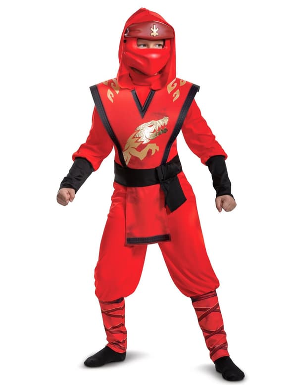 Kostyme LEGACY deluxe Kai Ninjago®- LEGO™ barn