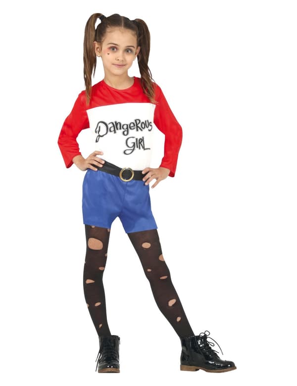 Farlig clown barndräkt 10 to 12 years (142-148 cm)