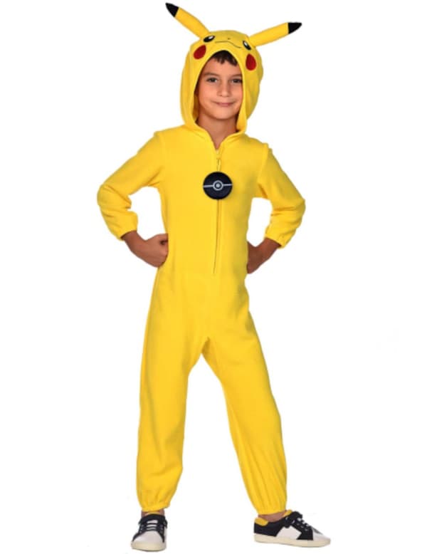 Pokémon™ Pikachu-naamiaisasu lapsille 8-10 years (128-134 cm)