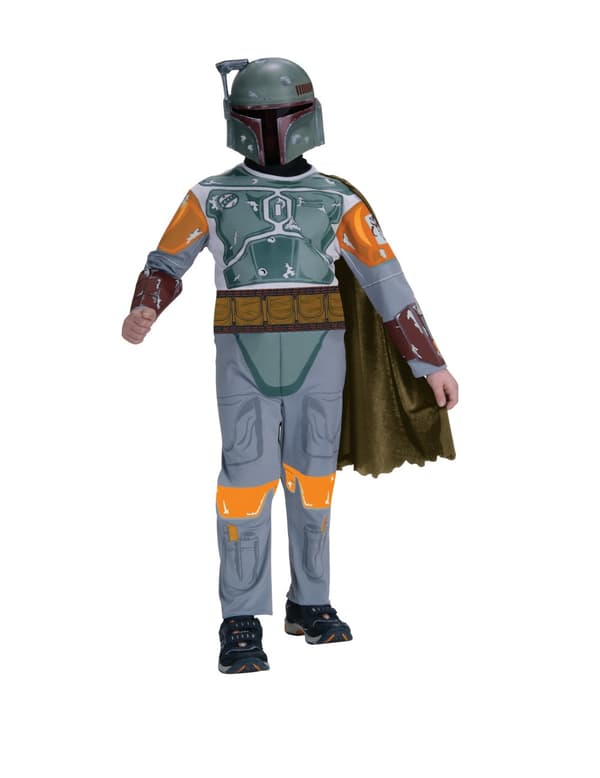 Boba Fett™ klassinen naamiaisasu lapsille 3 to 4 years (90 to 104 cm)