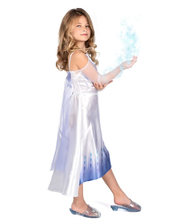 Klassisk hvit Frozen™ Elsa™-kostyme for jenter