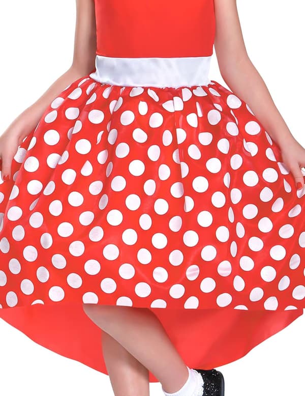 Klassisk rød Minnie Mouse™-kostyme for jenter
