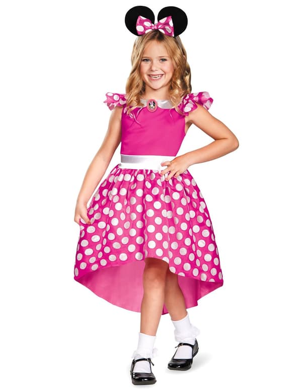 Klassisk Pink Minnie™-kostyme for jenter