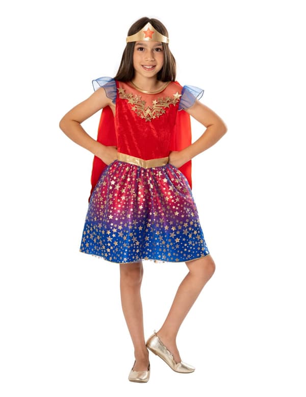 Lyxig Wonder Woman™-dräkt barn